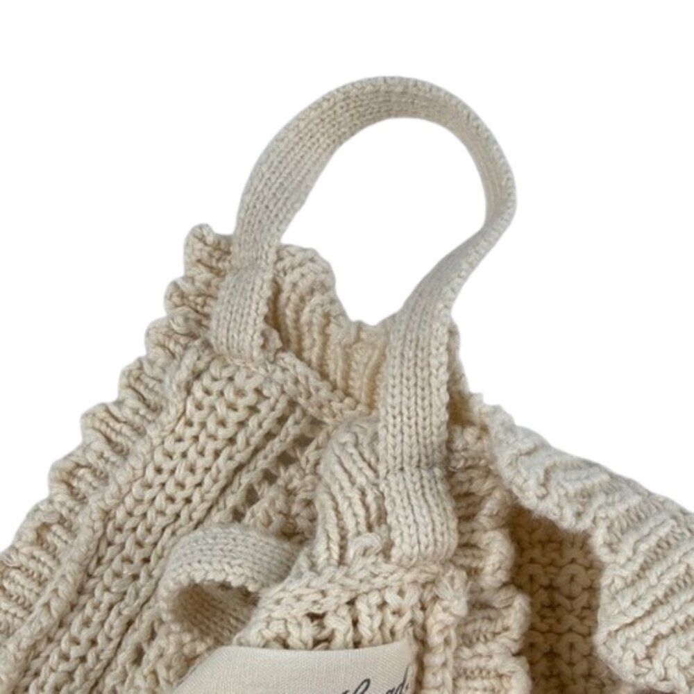 Universal Thread Crochet Romper Cream Women's Size L - Picture 9 of 9